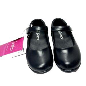 Mary Jane Toddler Girls Size 7 Black Shoes ,Hook & Loop Closure -Brand New